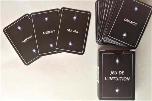 Le jeu de l'intuition est un jeu de tirage de cartes
