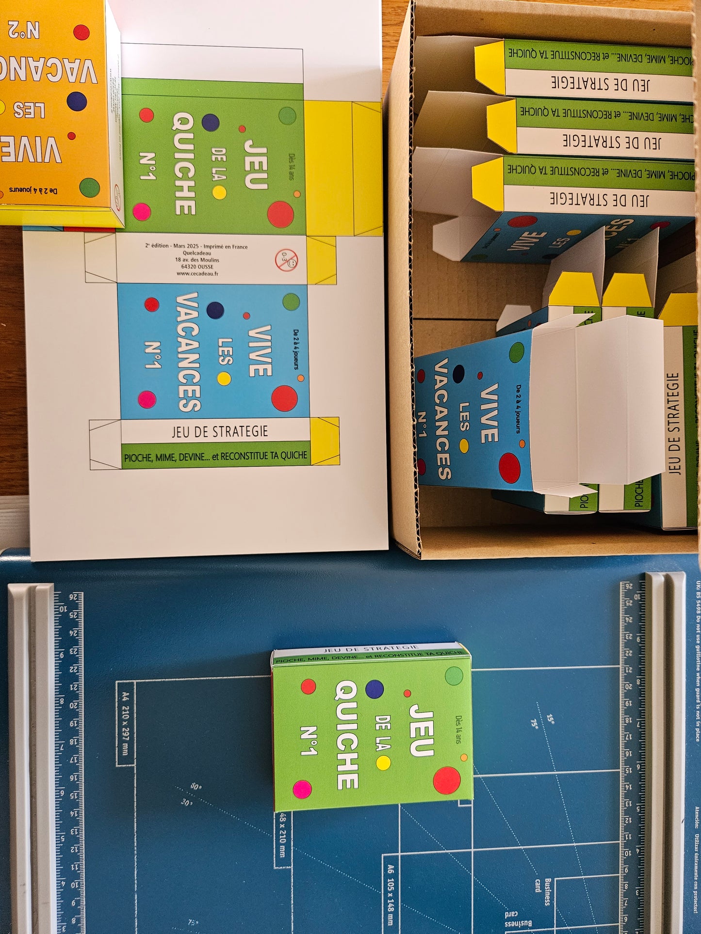 Jeu de la QUICHE n°1 - Vive les vacances !